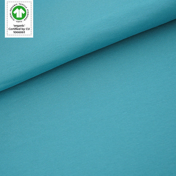 Fairtrade Biojersey Uni Everglade (GOTS)