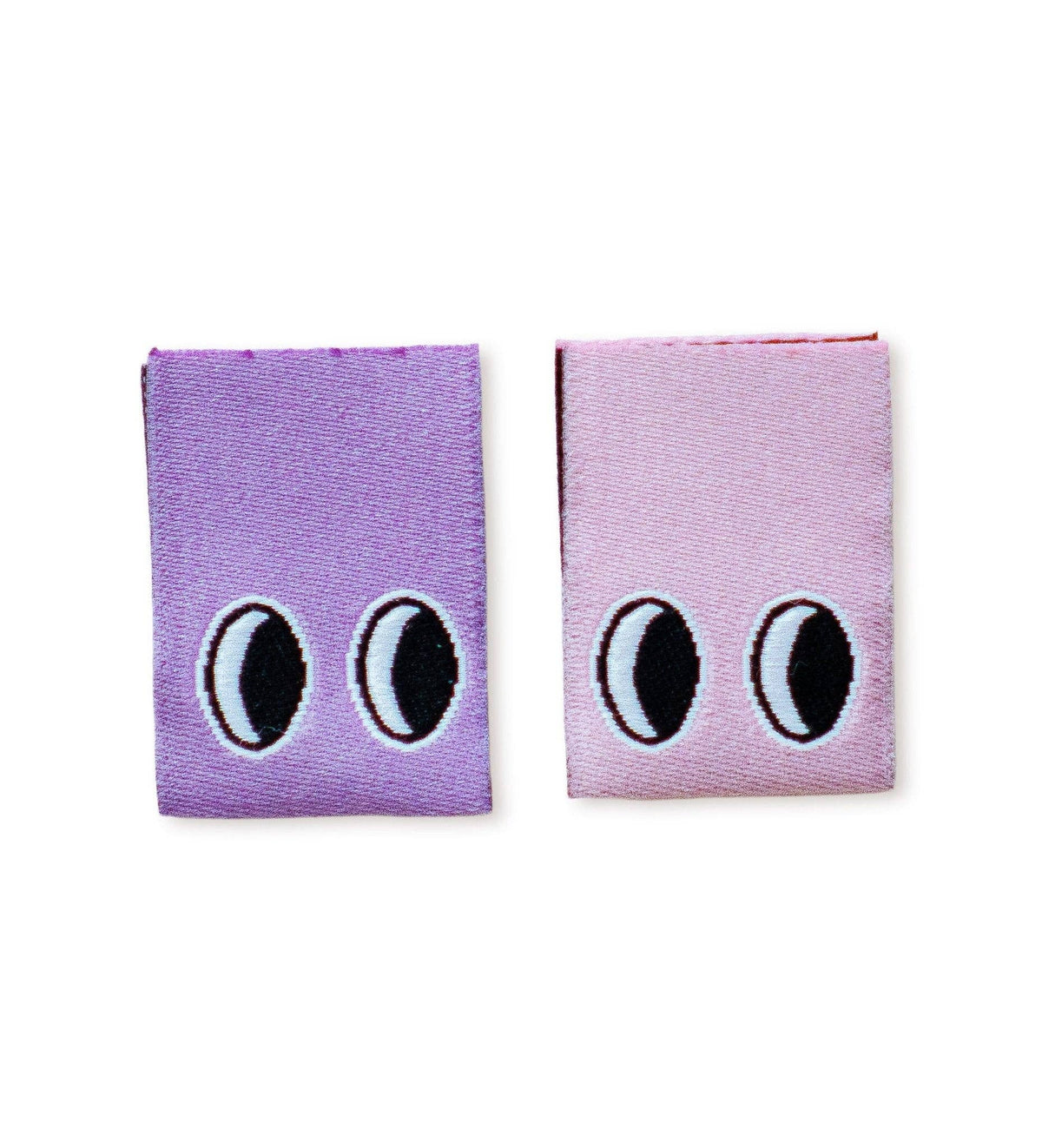 Klapp-Weblabel - augen *2er Set*
