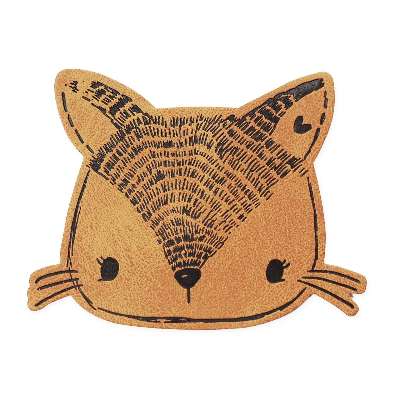 Kunstlederlabel - Boho Fuchs *iron-on*