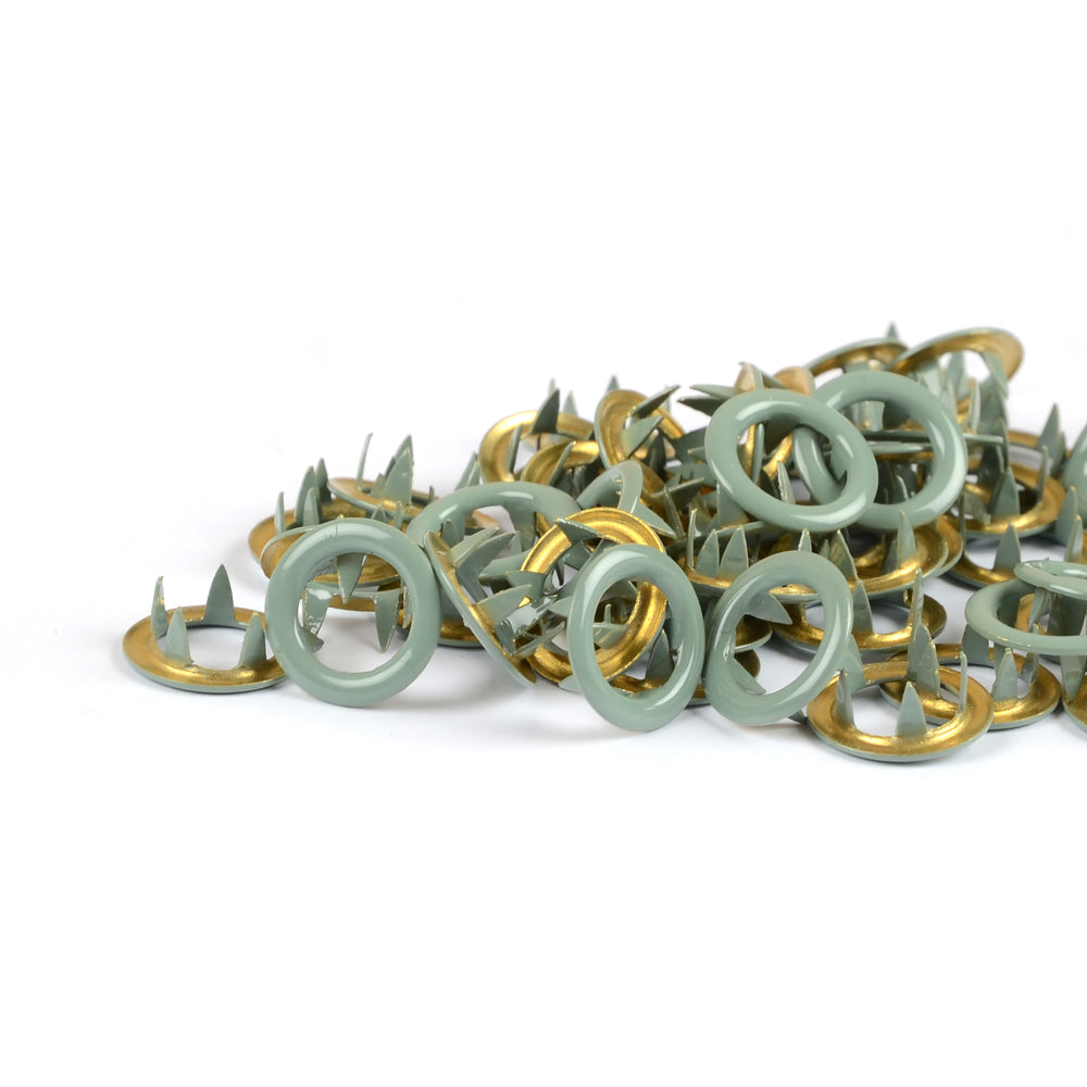 Jersey Druckknöpfe "dusk green" (11 mm)