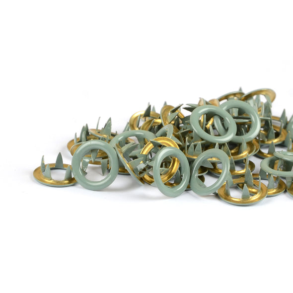 Jersey Druckknöpfe "dusk green" (11 mm)