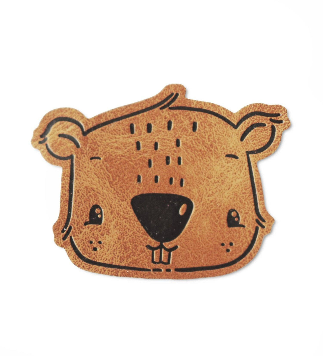 Kunstlederlabel - Biber *iron-on*