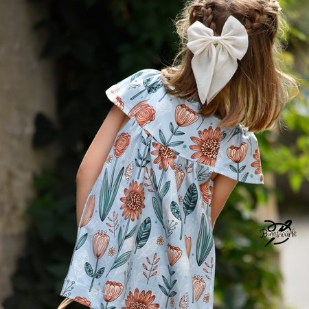 Fairtrade Biojersey Flower Art (GOTS)