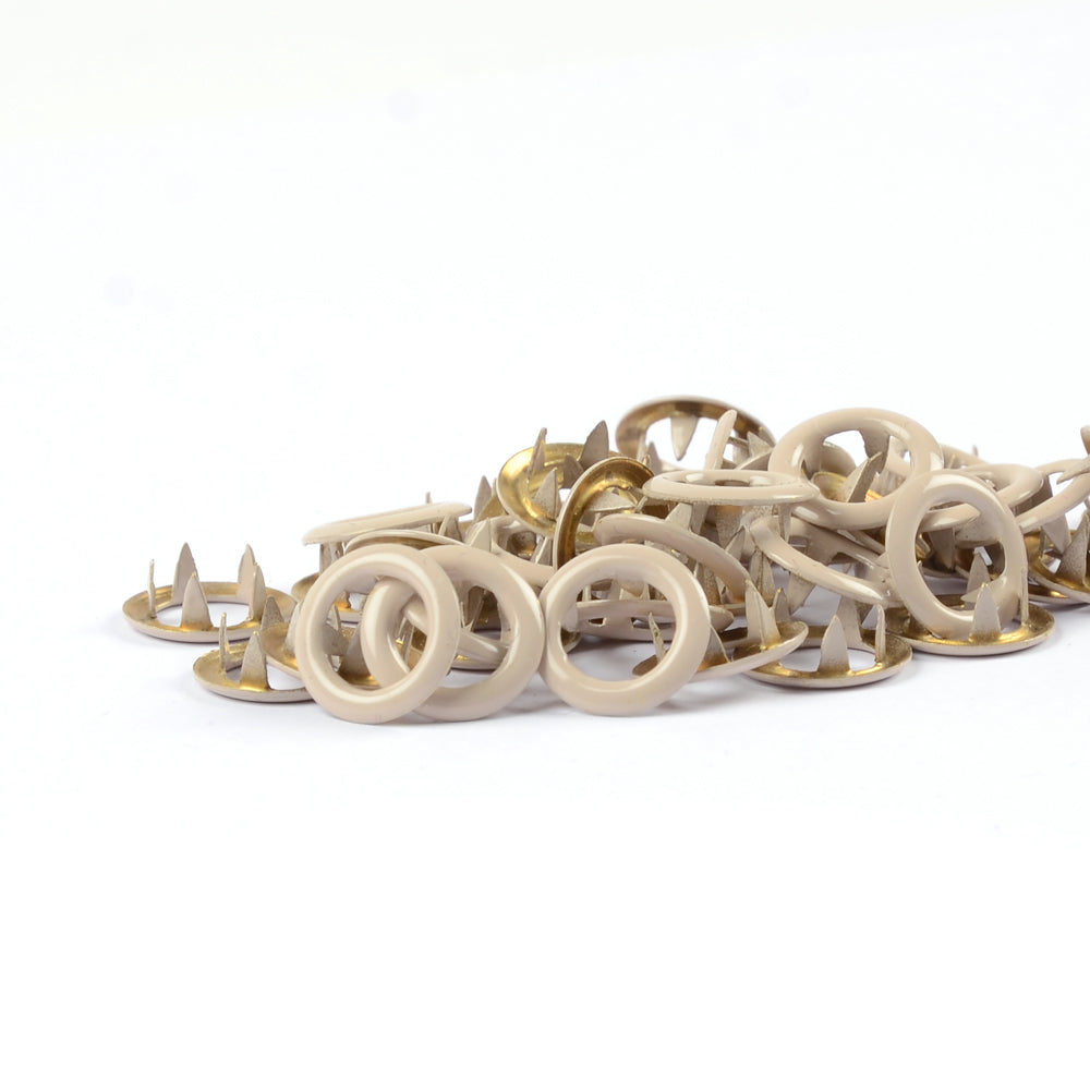 Jersey Druckknöpfe "sand/pale taupe" (11 mm)