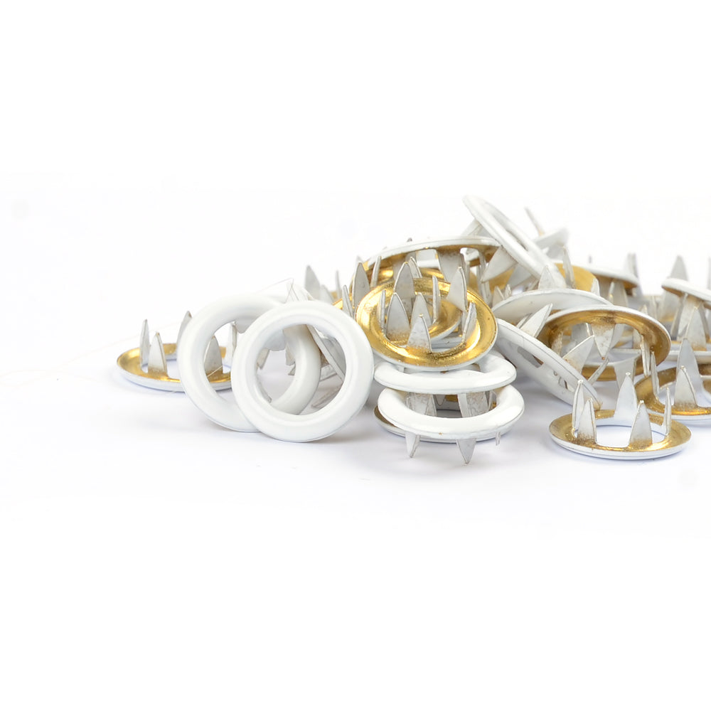 Jersey Druckknöpfe "white" (11 mm)