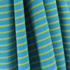 Fairtrade Biojersey Streifen Classic Blau-Grün