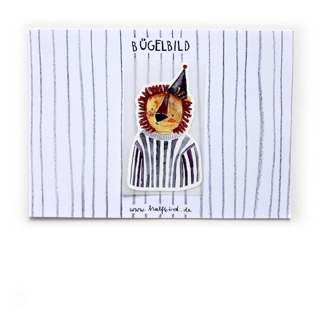 Bügelbild Geburtstagslöwe