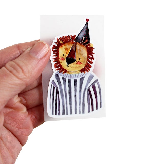 Bügelbild Geburtstagslöwe