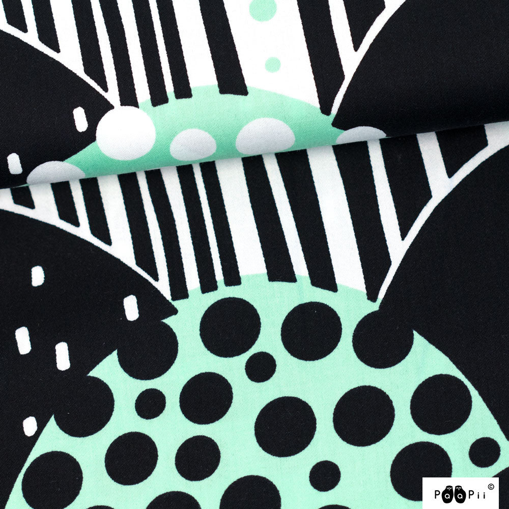 Fairtrade Bio Baumwoll Satin Harvest Mint