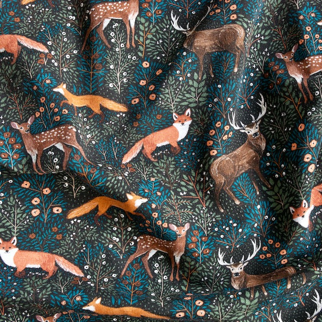 VORBESTELLUNG: Fairtrade Biojersey Deep Forest (GOTS)