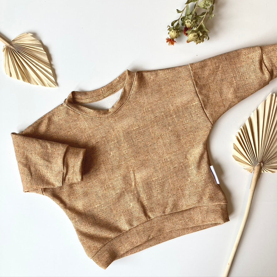 Fairtrade Bio French Terry like linen gelb (GOTS)