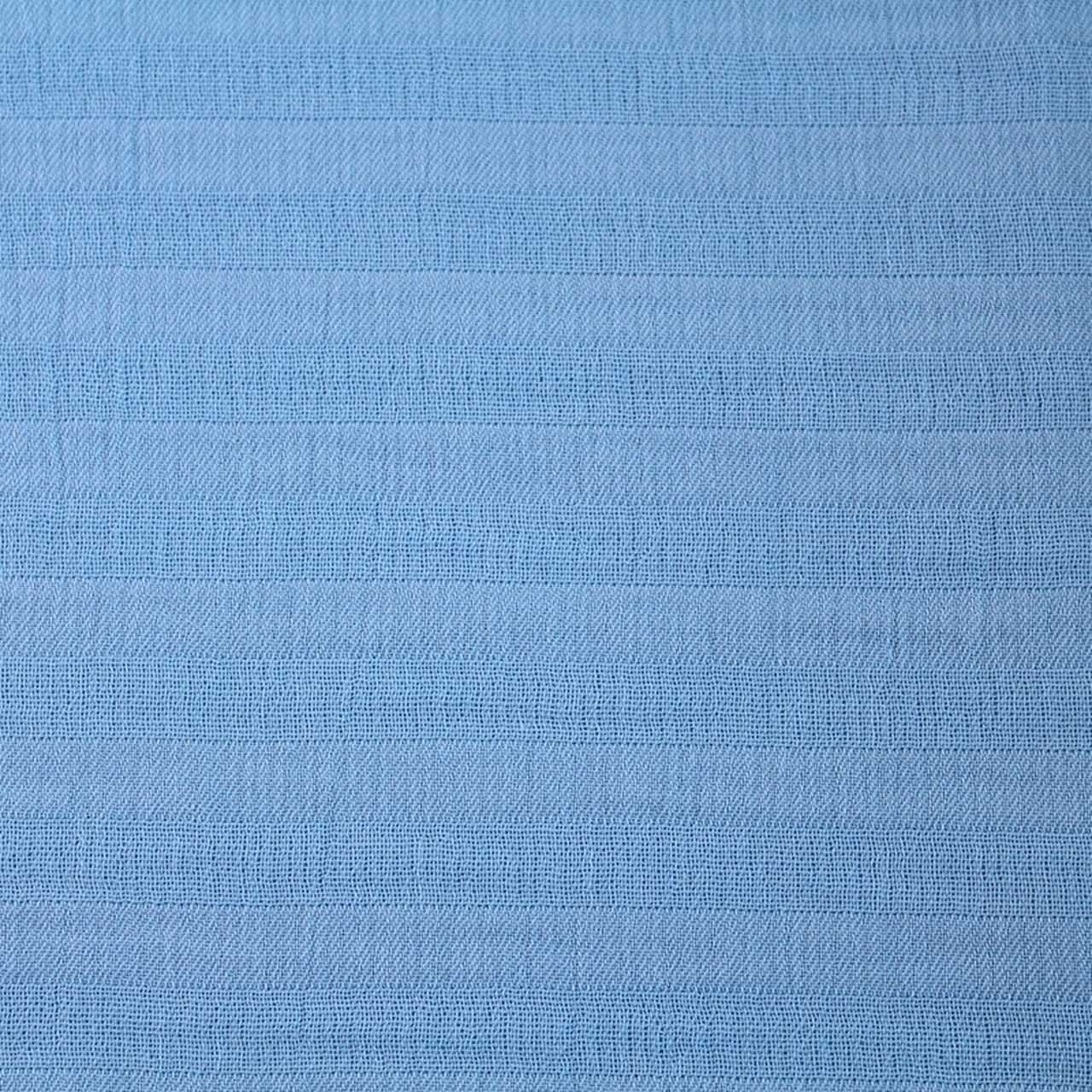 Fairtrade Bio Baumwollmusselin Lichtblau (GOTS)