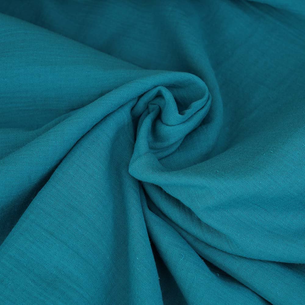 Fairtrade Bio Baumwollmusselin everglade (GOTS)