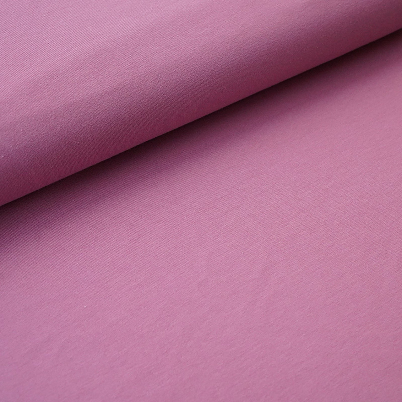 Fairtrade Bio French Terry uni Vintage Rose (GOTS)