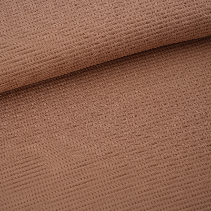 Fairtrade Bio Waffel Jacquard cafe au lait (GOTS)