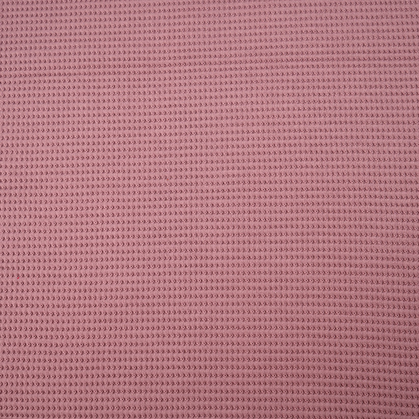Fairtrade Bio Waffel Jacquard Woodrose (GOTS)