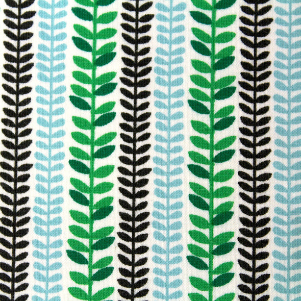 Fairtrade Biojersey Cool Jungle Leaves (GOTS)