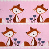 Fairtrade Biojersey Little Fox Rosa