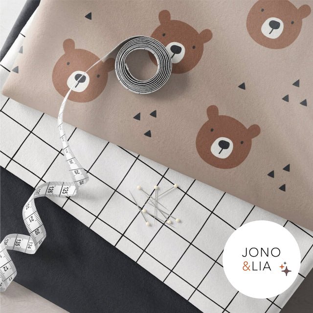 Fairtrade Biojersey Braunbär (GOTS)