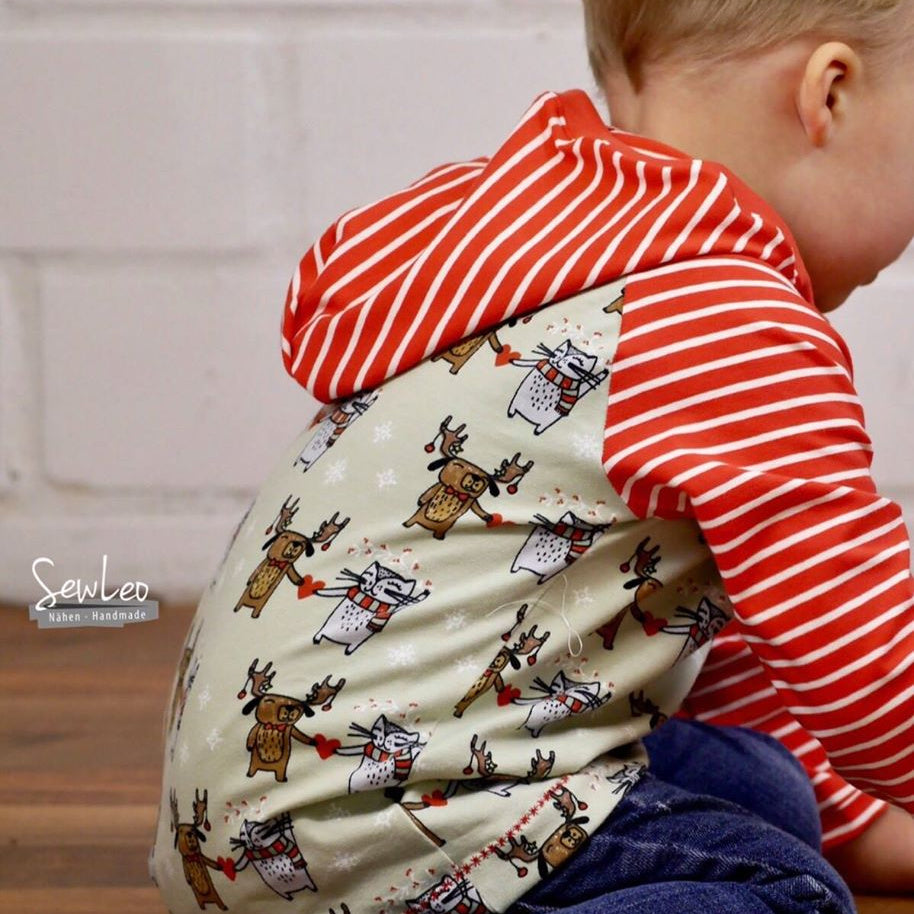 Fairtrade Biojersey I give you my heart Aloe (GOTS)