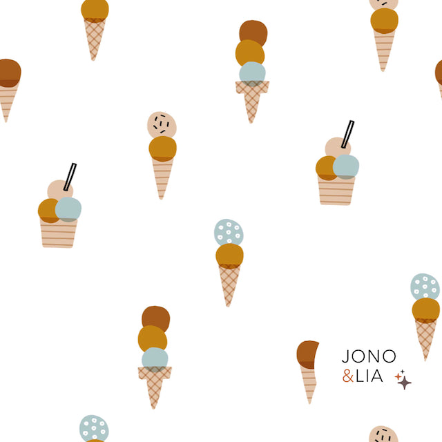 Fairtrade Biojersey Karamelleis (GOTS)