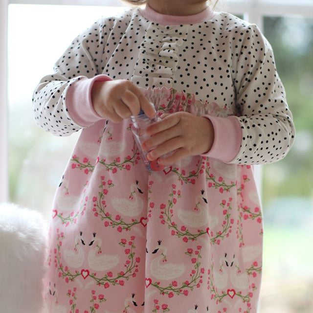 Fairtrade Biojersey Schwanröschen