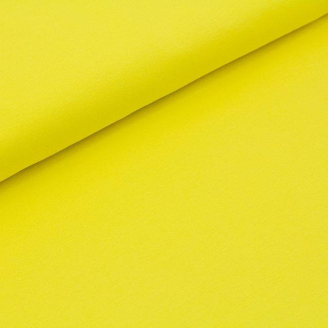 Fairtrade Biojersey uni frisches Gelb (GOTS)